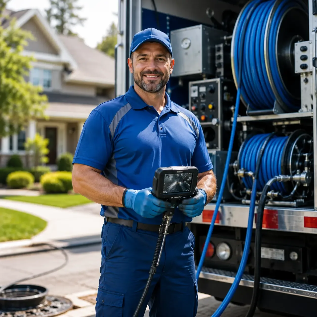 Local outdoor drain cleaning specialists in Wayland, MI